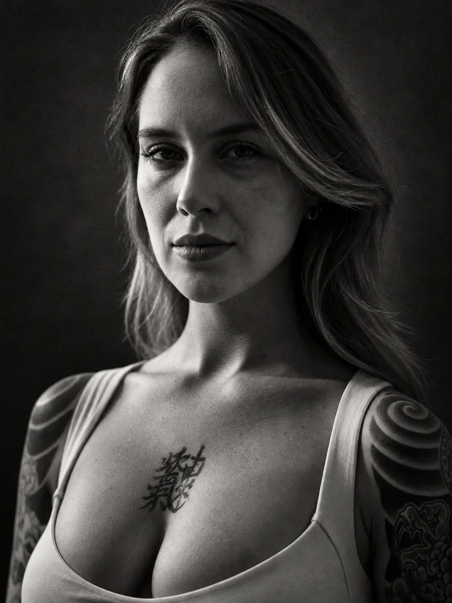 Luise (Lulu), tattoo artist at DYNAMO in Old Jaffa